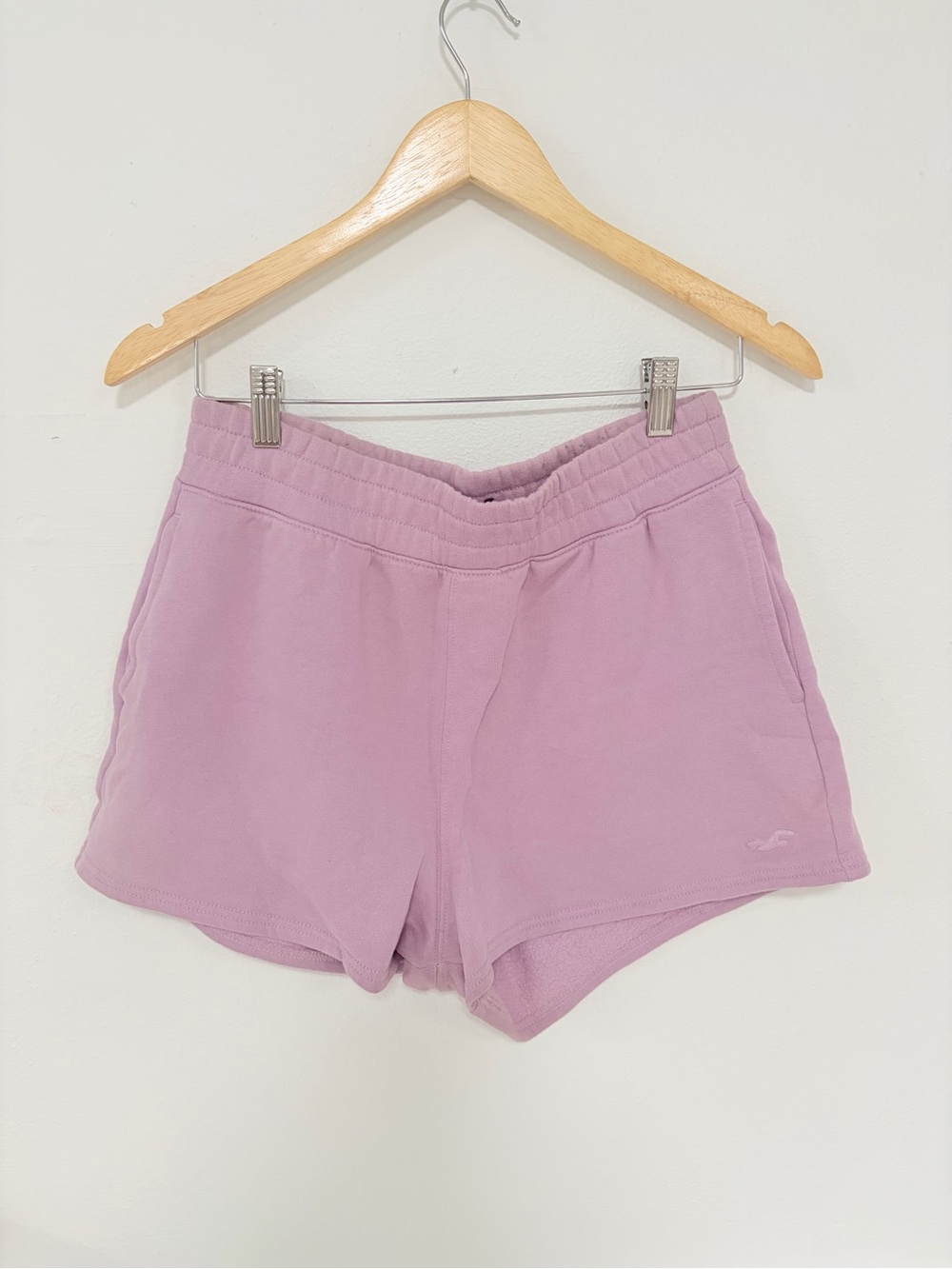 Hollister Lilac High-Waist Fleece Lounge Shorts Size M